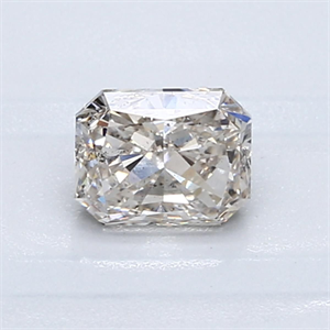 Picture of Natural Diamond 0.87 Carats, Radiant with  Cut, L Color, SI1 Clarity and Certified by GIA