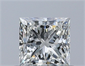 Diamante Natural 0.50 quilates, Princesa , Color I, claridad VS1 y certificado GIA