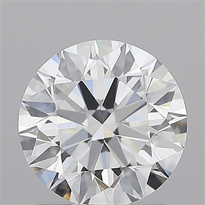 Picture of Natural Diamond 1.12 Carats, Round with Excellent Cut, D Color, VVS1 Clarity and Certified by GIA
