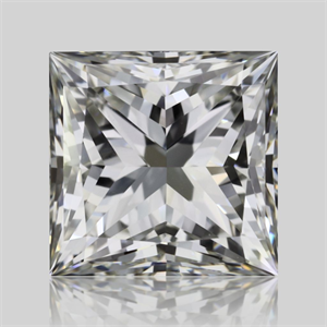 Picture of Natural Diamond 1.01 Carats, Princess with  Cut, J Color, VVS2 Clarity and Certified by GIA
