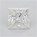 Diamante Natural 1.50 quilates, Princesa , Color I, claridad VS1 y certificado GIA