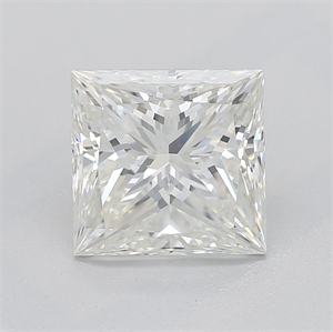 Picture of Natural Diamond 1.50 Carats, Princess with  Cut, I Color, VS1 Clarity and Certified by GIA