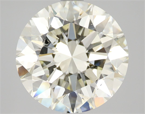 Picture of Natural Diamond 4.02 Carats, Round with Excellent Cut, K Color, SI1 Clarity and Certified by IGI