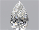 Diamante Natural 0.32 quilates, De pera , Color H, claridad VS1 y certificado GIA