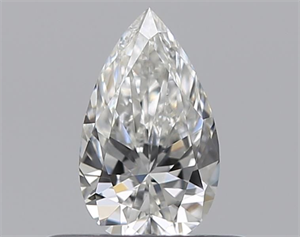 Foto Diamante Natural 0.32 quilates, De pera , Color H, claridad VS1 y certificado GIA de