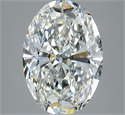 Diamante Natural 1.90 quilates, Ovalado , Color H, claridad VS1 y certificado GIA