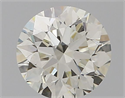 Diamante Natural 0.54 quilates, Redondo , Color J, claridad IF y certificado IGI