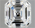 Natural Diamond 1.50 Carats, Asscher with  Cut, E Color, VVS2 Clarity and Certified by GIA