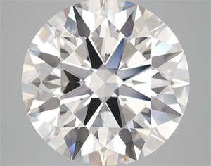 Picture of Lab Grown Diamond 7.08 Carats, Round with Ideal Cut, F Color, VS1 Clarity and Certified by IGI