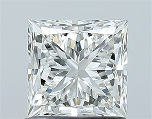 Picture of Natural Diamond 1.01 Carats, Princess with  Cut, I Color, VVS1 Clarity and Certified by GIA