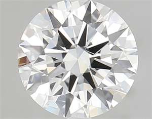 Picture of Lab Grown Diamond 1.38 Carats, Round with Ideal Cut, F Color, VS2 Clarity and Certified by IGI