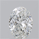 Natural Diamond 1.01 Carats, Oval with  Cut, G Color, VVS1 Clarity and Certified by GIA