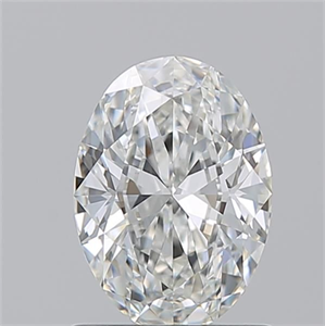 Picture of Natural Diamond 1.01 Carats, Oval with  Cut, G Color, VVS1 Clarity and Certified by GIA