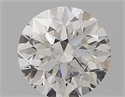 Natural Diamond 0.50 Carats, Round with Very Good Cut, H Color, SI2 Clarity and Certified by GIA