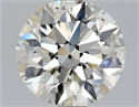 Diamante Natural 1.00 quilates, Redondo , Color J, claridad SI2 y certificado GIA