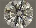 Diamante Natural 0.47 quilates, Redondo , Color J, claridad VVS1 y certificado GIA
