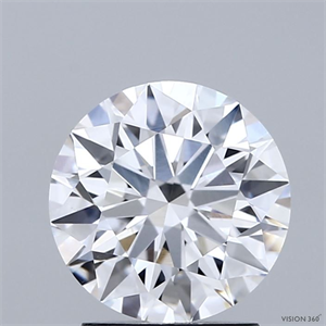 Picture of Lab Grown Diamond 2.04 Carats, Round with Ideal Cut, D Color, VVS2 Clarity and Certified by IGI