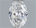 Natural Diamond 0.30 Carats, Oval with  Cut, H Color, IF Clarity and Certified by GIA