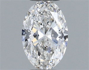 Picture of Natural Diamond 0.30 Carats, Oval with  Cut, H Color, IF Clarity and Certified by GIA