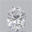 Natural Diamond 1.02 Carats, Oval with  Cut, D Color, VS1 Clarity and Certified by GIA
