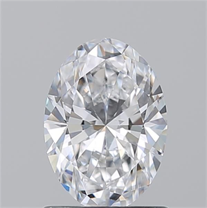 Picture of Natural Diamond 1.02 Carats, Oval with  Cut, D Color, VS1 Clarity and Certified by GIA