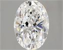 Natural Diamond 2.02 Carats, Oval with  Cut, D Color, VS1 Clarity and Certified by GIA