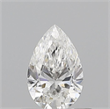Diamante Natural 0.55 quilates, De pera , Color E, claridad VS2 y certificado GIA