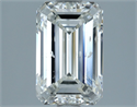 Diamante Natural 2.04 quilates, Esmeralda , Color H, claridad SI2 y certificado HRD
