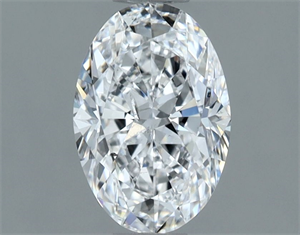 Picture of Natural Diamond 1.00 Carats, Oval with  Cut, D Color, SI2 Clarity and Certified by GIA