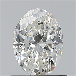 Picture of Natural Diamond 0.70 Carats, Oval with  Cut, H Color, VS1 Clarity and Certified by GIA