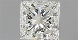 Picture of Natural Diamond 0.71 Carats, Princess with  Cut, I Color, VVS2 Clarity and Certified by IGI
