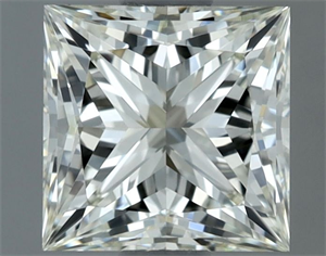 Picture of Natural Diamond 1.00 Carats, Princess with  Cut, I Color, VVS2 Clarity and Certified by IGI