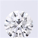 Lab Grown Diamond 2.05 Carats, Round with Excellent Cut, E Color, VS1 Clarity and Certified by GIA