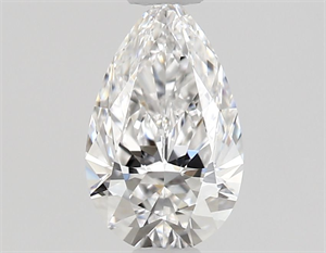 Picture of Natural Diamond 0.50 Carats, Pear with  Cut, D Color, VVS2 Clarity and Certified by GIA