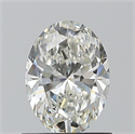 Natural Diamond 0.90 Carats, Oval with  Cut, H Color, VS2 Clarity and Certified by GIA