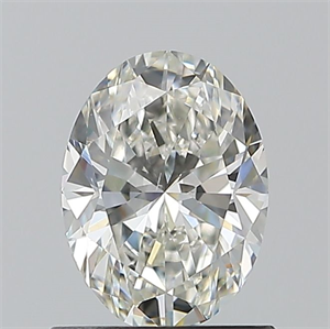 Picture of Natural Diamond 0.90 Carats, Oval with  Cut, H Color, VS2 Clarity and Certified by GIA