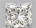 Natural Diamond 1.65 Carats, Princess with  Cut, J Color, VS1 Clarity and Certified by GIA