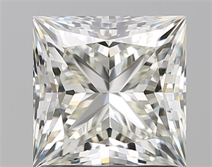 Picture of Natural Diamond 1.65 Carats, Princess with  Cut, J Color, VS1 Clarity and Certified by GIA