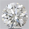 Diamante Natural 4.50 quilates, Redondo , Color H, claridad VVS1 y certificado IGI