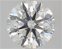 Natural Diamond 2.60 Carats, Round with Excellent Cut, H Color, VS1 Clarity and Certified by GIA