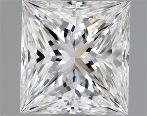 Picture of Natural Diamond 0.70 Carats, Princess with  Cut, G Color, VVS2 Clarity and Certified by GIA