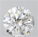 Diamante Natural 3.70 quilates, Redondo , Color F, claridad SI1 y certificado GIA