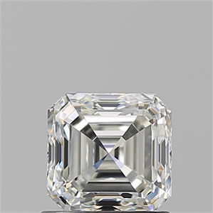 Foto Diamante Natural 1.01 quilates, Asscher , Color I, claridad VVS2 y certificado GIA de