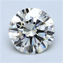 Natural Diamond 3.39 Carats, Round with Excellent Cut, K Color, SI1 Clarity and Certified by GIA
