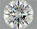 Natural Diamond 0.53 Carats, Round with Excellent Cut, H Color, SI1 Clarity and Certified by GIA