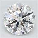Lab Grown Diamond 2.38 Carats, Round with Ideal Cut, D Color, VVS1 Clarity and Certified by IGI