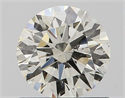 Natural Diamond 0.80 Carats, Round with Excellent Cut, I Color, SI1 Clarity and Certified by IGI