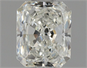 Natural Diamond 0.50 Carats, Radiant with  Cut, I Color, VVS2 Clarity and Certified by GIA