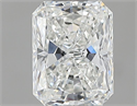 Natural Diamond 0.70 Carats, Radiant with  Cut, H Color, VVS2 Clarity and Certified by GIA