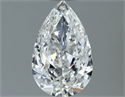 Natural Diamond 0.80 Carats, Pear with  Cut, H Color, VVS1 Clarity and Certified by GIA